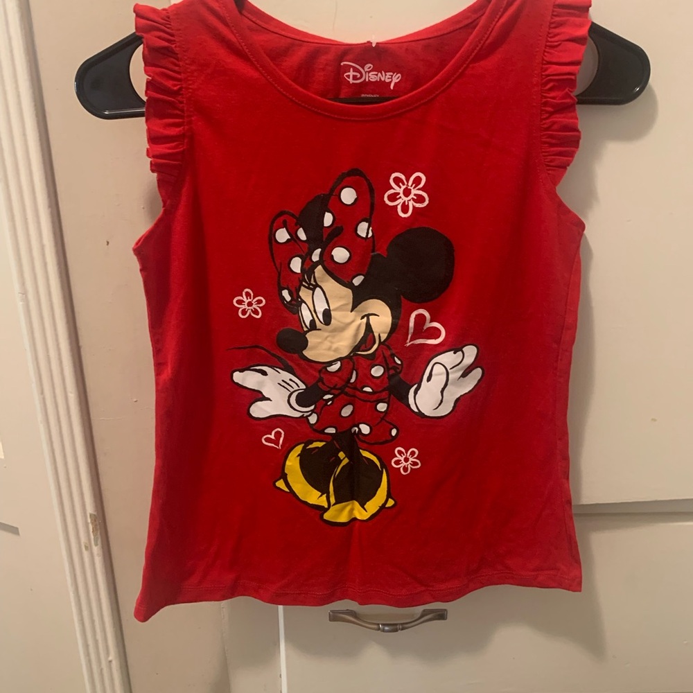 Disney Red Minnie Mouse Kids Top